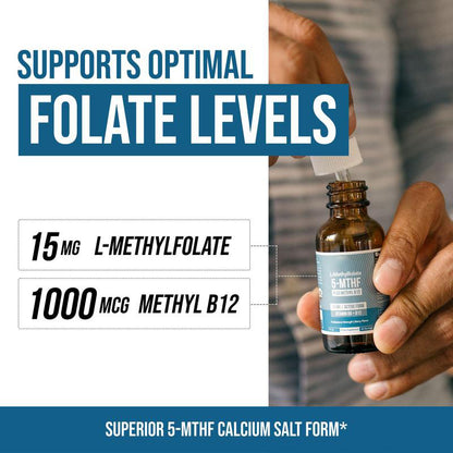 🏆Flash Sale⚡50K+ SOLD!💥🏆L Methyl Folate 15mg + B12 Pro Strength-ZDQ8