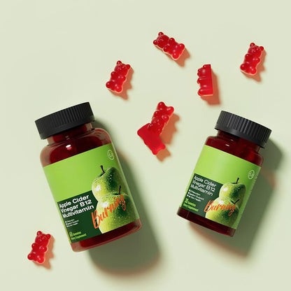 🏆#1 Best Seller ⏰50K+ SOLD! Almost Gone-💥Apple Cider Vinegar Gummies，Supports Detox & Cleansing-ABB8