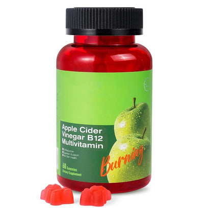 🏆#1 Best Seller ⏰50K+ SOLD! Almost Gone-💥Apple Cider Vinegar Gummies，Supports Detox & Cleansing-ABB8