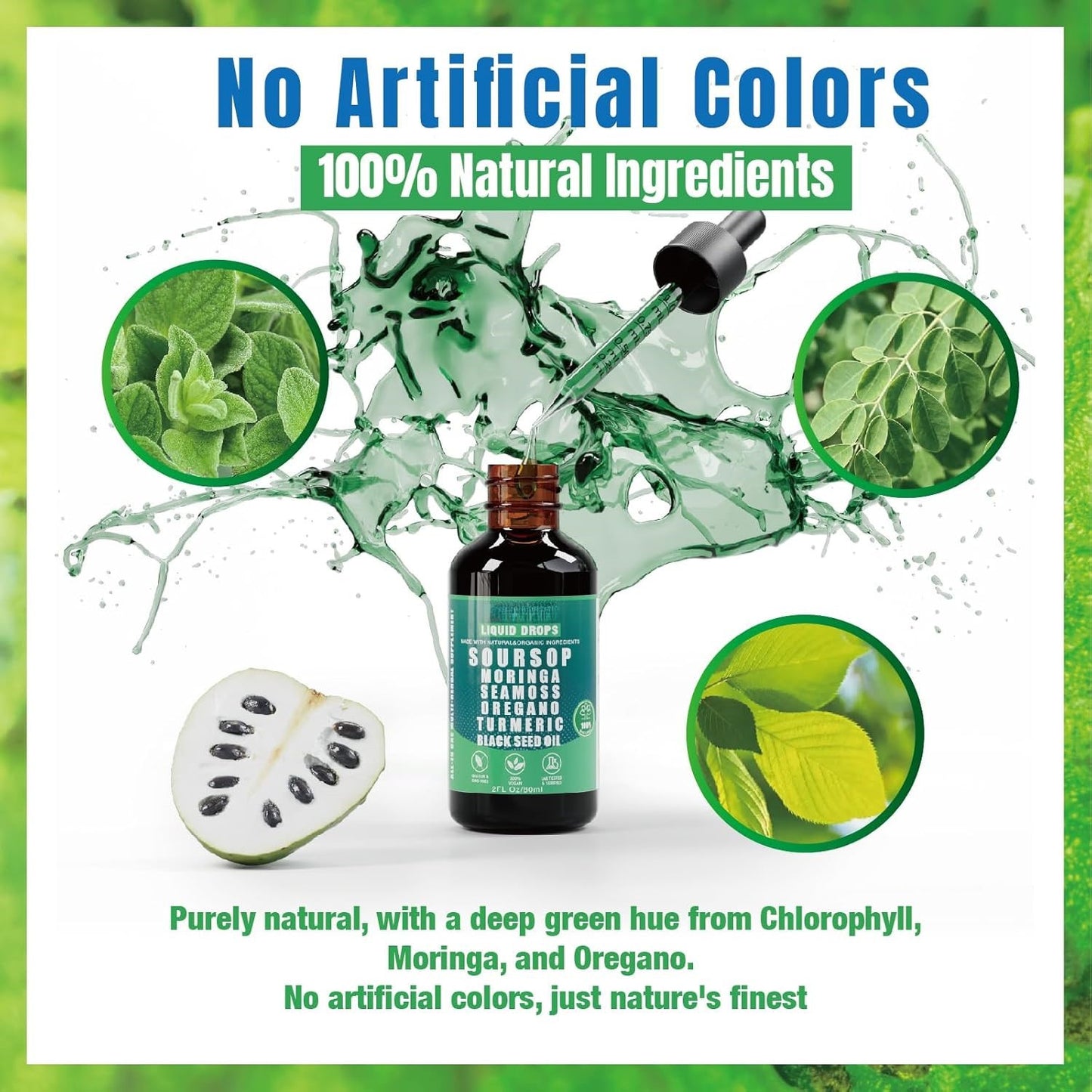 🏆Flash Sale⚡100K+ SOLD! Almost Gone-💥🏆#1 Pure Soursop 10 in 1 Liquid Drops Extract-CCC8
