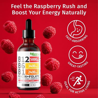 🏆#1 Best Seller ⏰50K+ SOLD! Almost Gone💥-Vitamin B12 Liquid Supplement-ZDQ8