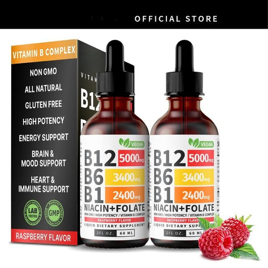 🏆#1 Best Seller ⏰50K+ SOLD! Almost Gone💥-Vitamin B12 Liquid Supplement-ABB8
