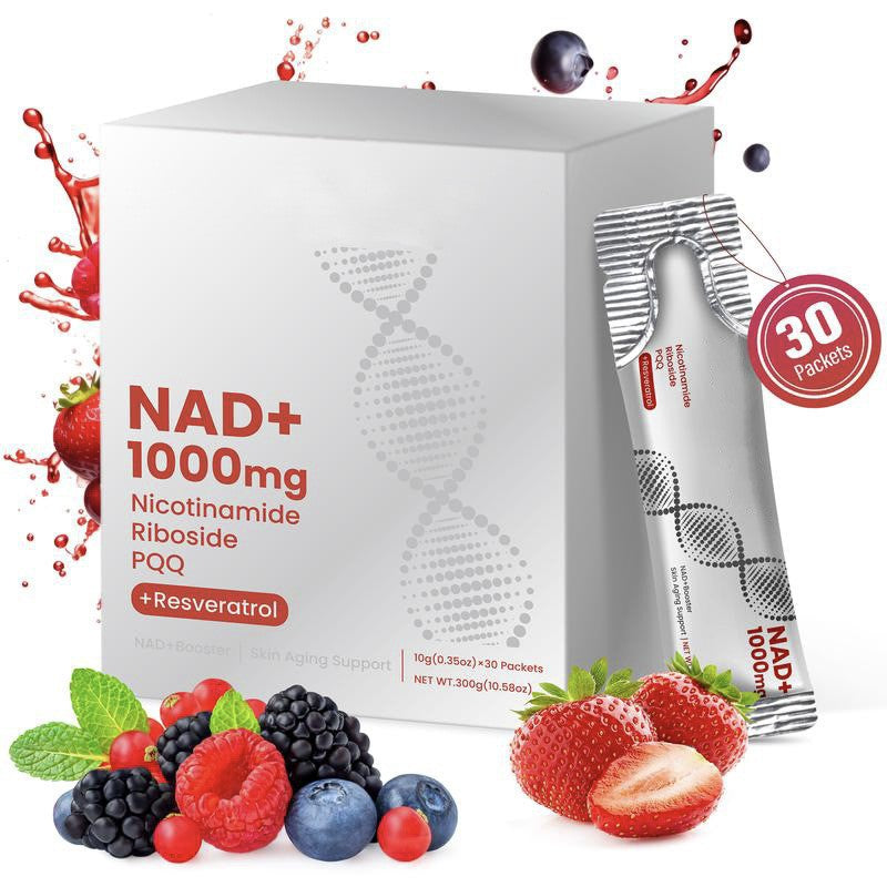 🤍 50% off Last 24 hours! 👇 1000mg NAD+ Berry Flavor Drink - JSS6