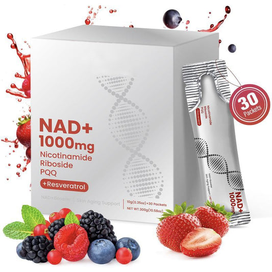 🤍 50% off Last 24 hours! 👇 1000mg NAD+ Berry Flavor Drink - JSS6