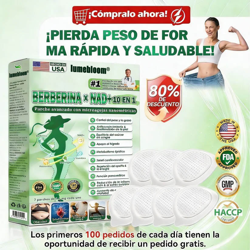 𝑻𝒊𝒆𝒏𝒅𝒂 𝑶𝒇𝒊𝒄𝒊𝒂𝒍|𝐥𝐮𝐦𝐞𝐛𝐥𝐨𝐨𝐦® 𝑵𝑨𝑫+ 10-𝒆𝒏-1 𝑨𝒗𝒂𝒏𝒛𝒂𝒅𝒐 𝑵𝒂𝒏𝒐 𝒅𝒆 𝑴𝒊𝒄𝒓𝒐𝒏𝒂𝒍𝒈𝒂 𝑷𝒂𝒓𝒄𝒉𝒆 (𝑺𝒐𝒍𝒐 𝒖𝒏𝒂 𝒗𝒆𝒛 𝒂𝒍 𝒅𝒊́𝒂) 𝑷𝒂𝒓𝒂 𝒍𝒂 𝒐𝒃𝒆𝒔𝒊𝒅𝒂𝒅, 𝑷𝒊𝒆𝒍 𝑭𝒍𝒂𝒄𝒊𝒅𝒂, 𝒅𝒊𝒂𝒃𝒆𝒕𝒆𝒔, 𝒂𝒑𝒏𝒆𝒂 𝒅𝒆𝒍 𝒔𝒖𝒆𝒏̃𝒐, 𝒑𝒓𝒐𝒃𝒍𝒆𝒎𝒂𝒔 𝒂𝒓𝒕𝒊𝒄𝒖𝒍𝒂𝒓𝒆𝒔, 𝒚 𝒎𝒖𝒄𝒉𝒐 𝒎𝒂́𝒔-GD