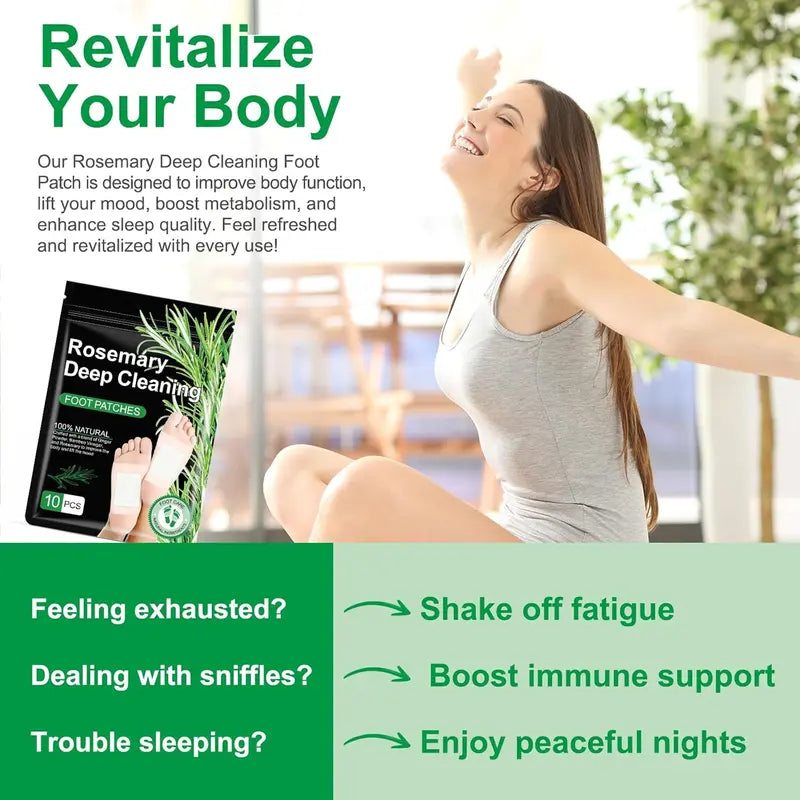 🏆#1 Best Seller⏰Flash Sale✨Natural Herbal Foot Detox Patches-ABB8