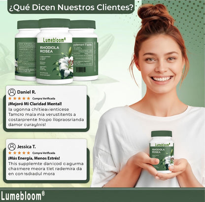 🚀 ¡Energía Max, Cero Estrés y Baja de Peso! ✨ Rhodiola Rosea: Tu Adaptógeno 4-en-1 🛡️GD