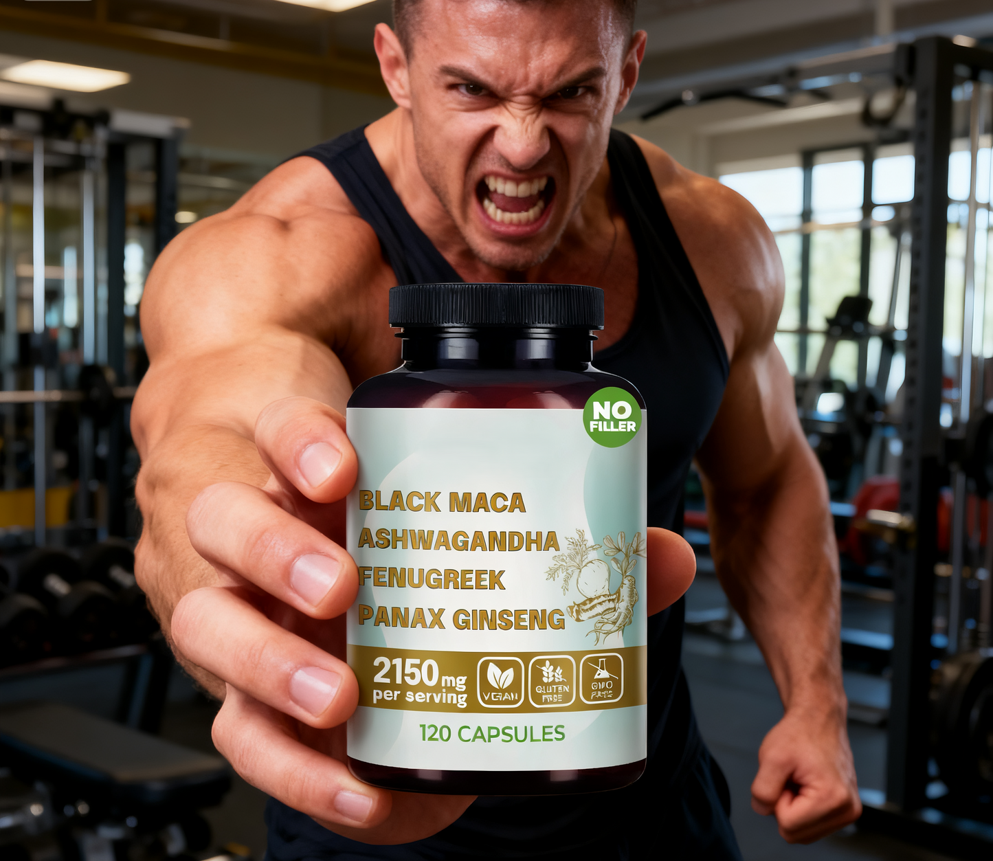🏆Flash Sale⚡ 100K+ SOLD! Almost Gone-💥🏆#1 Organic Black Maca Root-CCC8