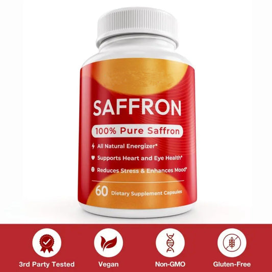 🏆Flash Sale⚡ 50K+ SOLD! Almost Gone💥- Organic Saffron Capsules-ABB8