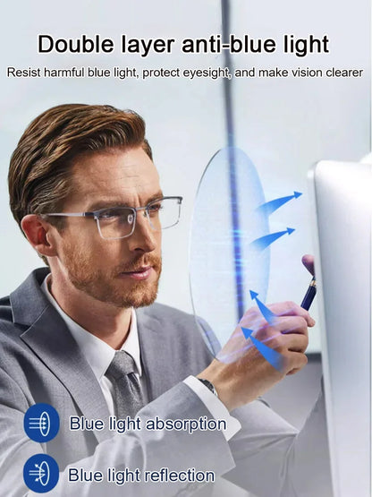 🔥Hot Sale🔥✨Ultra Light Anti Blue Presbyopic Glasses-W18